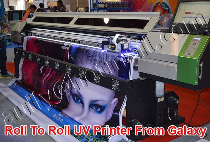 Phaeton UV Printer Galaxy UD-3212LDU for Printing on Ceiling Soft Film