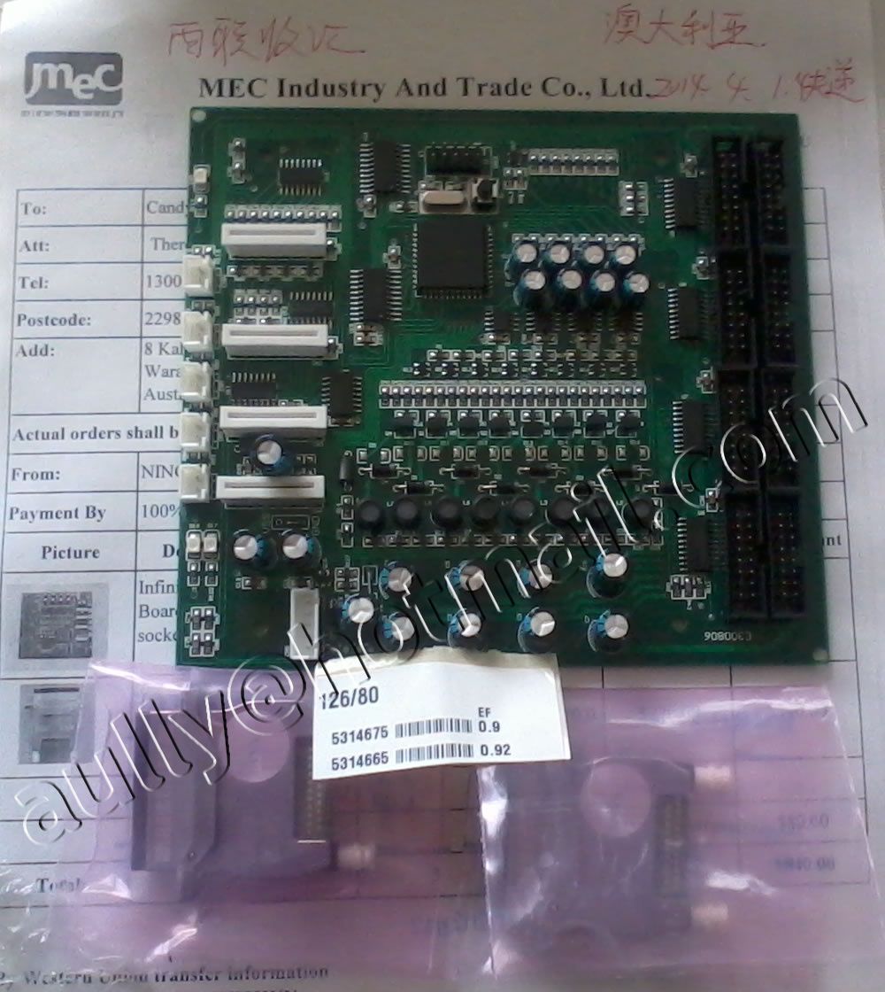 MEC140328AU-S(Xaar 126 printhead / Carriage Board) to Australia