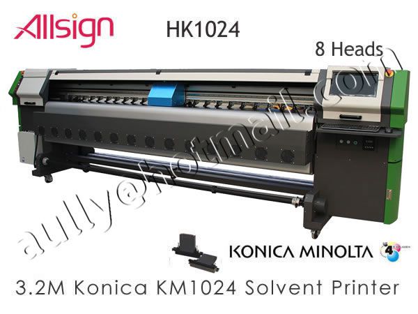 Solvent Printer with Konica KM1024/42pl Printhead Printing Machines