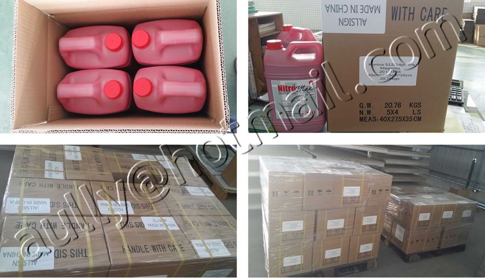 AS131211CO (1300 Liters Original Galaxy DX5-ECO Ink/1000 Liters Konica 14pl Inks) to Colombia