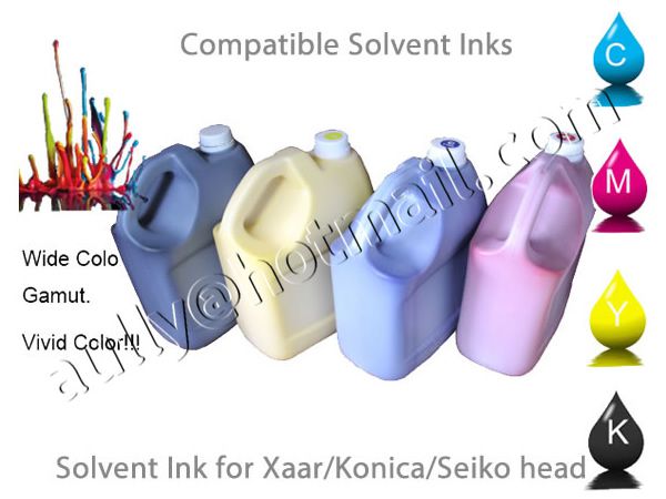 Compatible Solvent Inks for Konica head/Seiko head/Xaar head