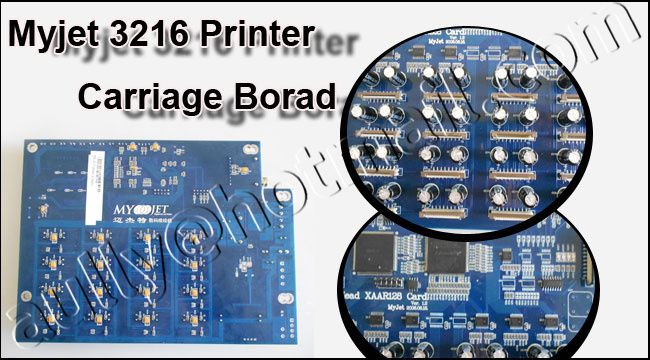 Myjet 3216 Printer Head Carriage Borad