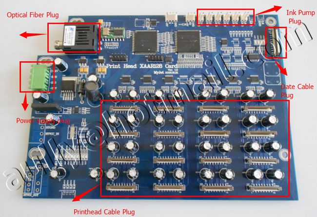 Myjet 3216 Printer Head Carriage Borad