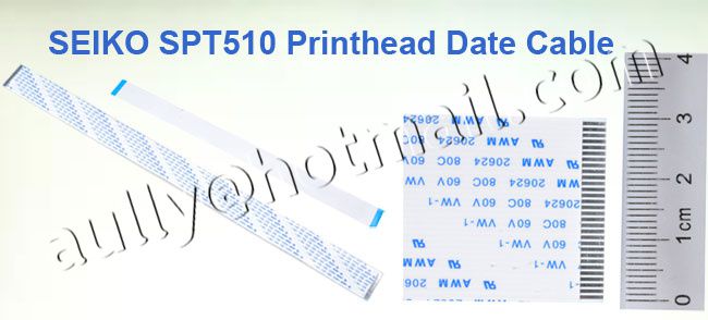 30 pin 42cm Seiko Spt-510 Printhead Data Cable for Challenger Crystaljet 10 PCS 