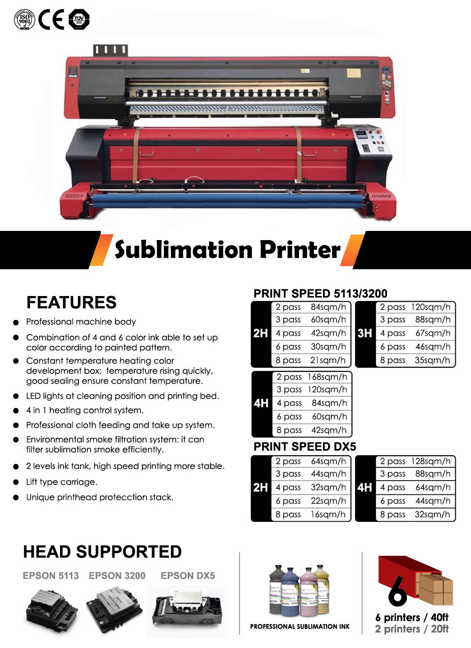 Sublimation Textile Fabric Printer