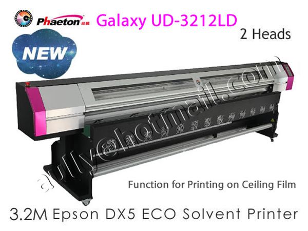 Phaeton Printer Galaxy UD-3212LD for Printing on Ceiling Soft Film