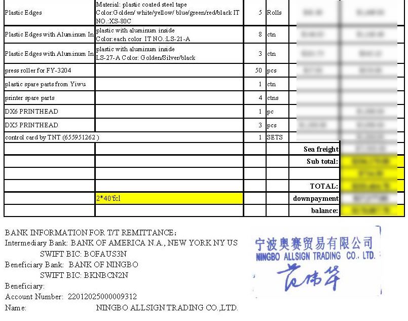 AS130604MO (Printer UD-181LA/UD-211LA/UD-2512LA/Engraving machine/Materials) to Morocco