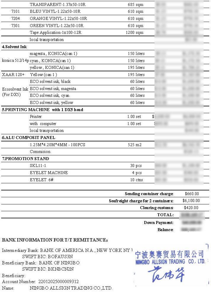 AS131023IV (Printer/Banner/Printing Materials/Inks/Banner Stands) Cote d'ivoire