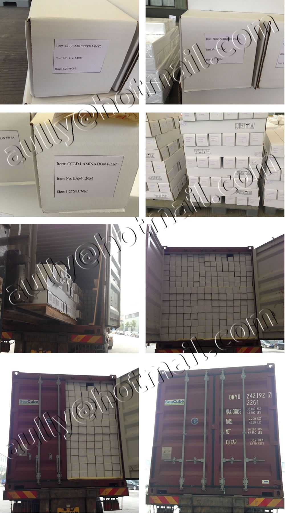 AS140303EG (Cold Lamination Film / Self Adhesive Vinyl) to Egypt