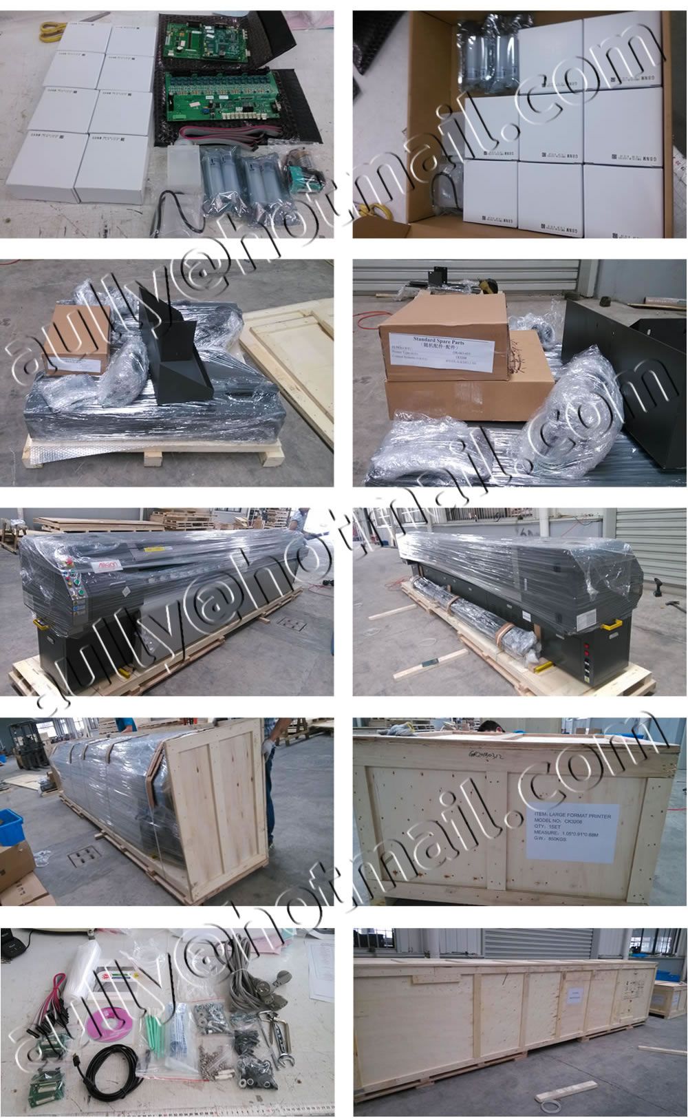 AS150511DM (Konica Printer CK3208 with 8pcs Konica 512/42pl printhead & Printer Parts) to Dominicana