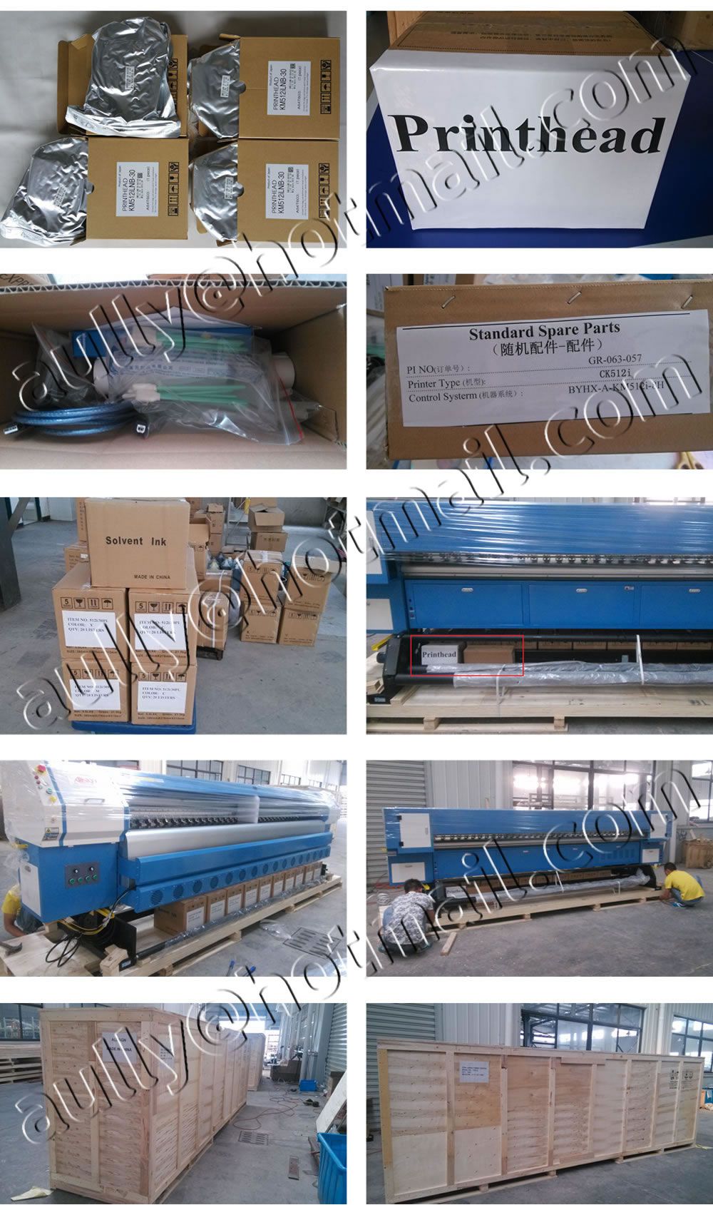 AS150928PH (Konica Printer CK512i with 4pcs KM512i/30pl heads / Solvent Inks) to Philippines