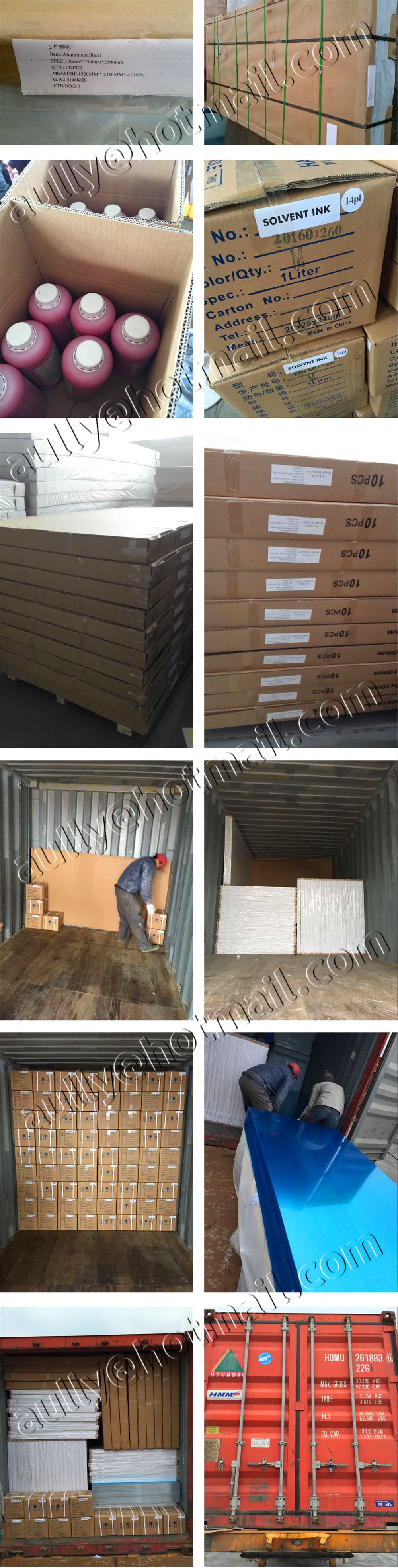 AS160110KW (PVC FOAM SHEET/Hard Paper Foam Sheet/Aluminum Sheet) to Kuwait