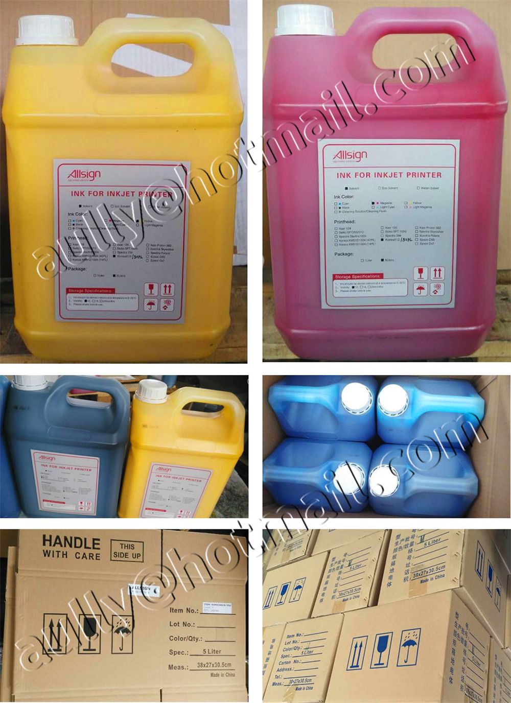 AS161102PH (300Liters KM512i Solvent Inks) to Philippines
